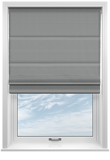 Lyra, Horizon Grey - Roman Blind